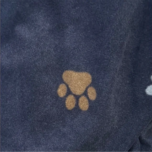 Paw Print Mens Fleece Pajama Pants NWT size Medium - Picture 3 of 4